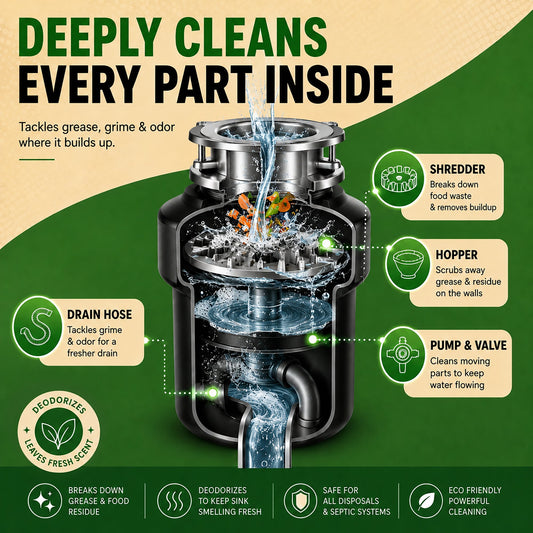 Renuv Garbage Disposal Cleaner & Deodorizer Tablets