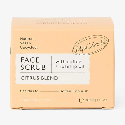 UpCircle Natural Face Scrub, Citrus Blend, Travel Size