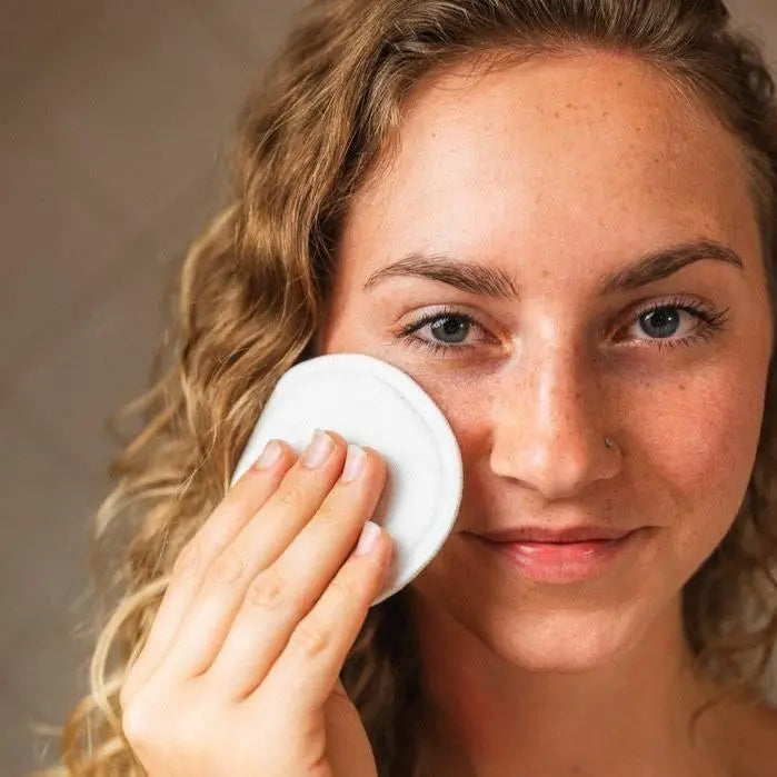 Pantry Products Reusable Bamboo Cotton Facial Rounds, Set of 20