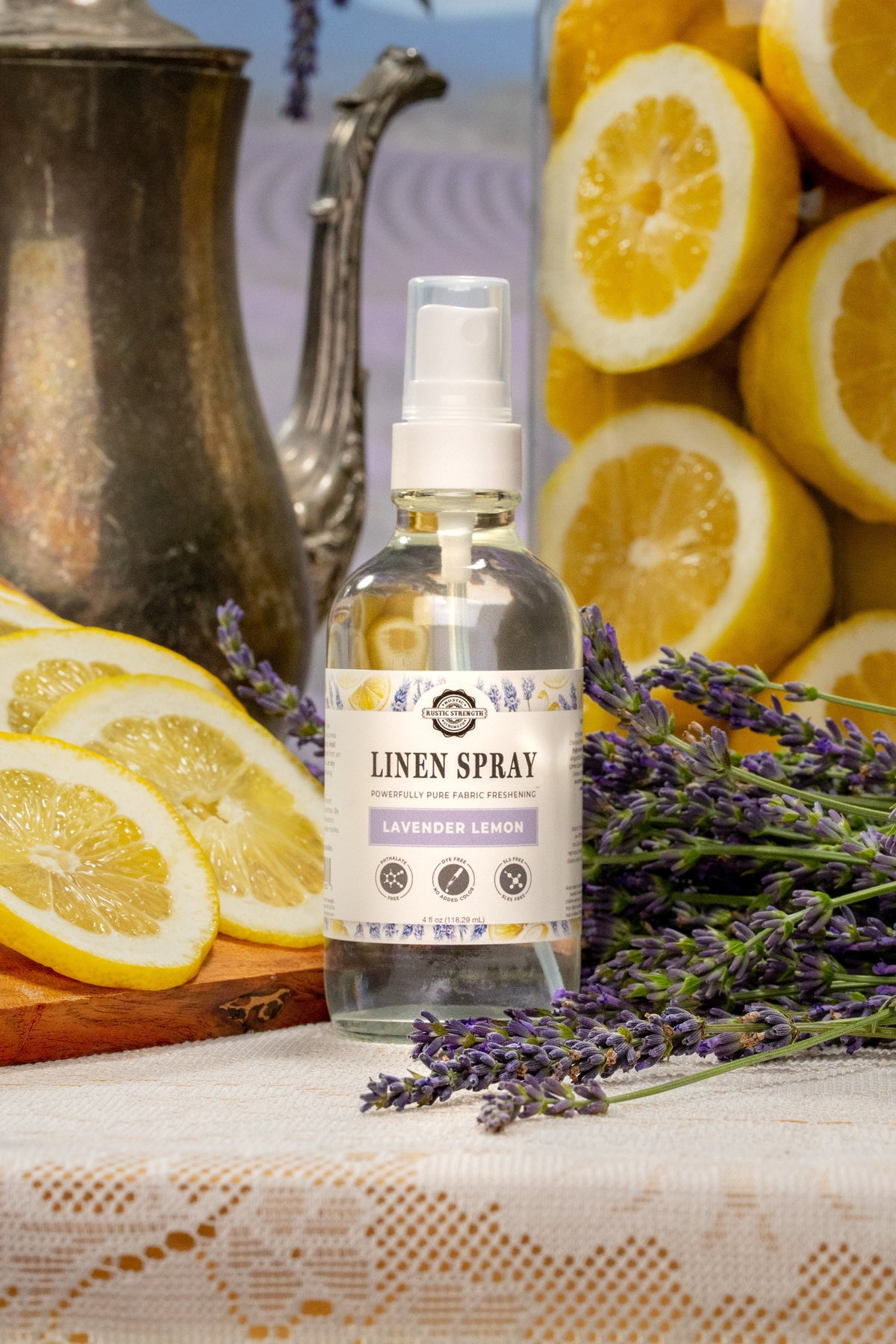 Rustic Strength Linen Spray, Lavender Lemon