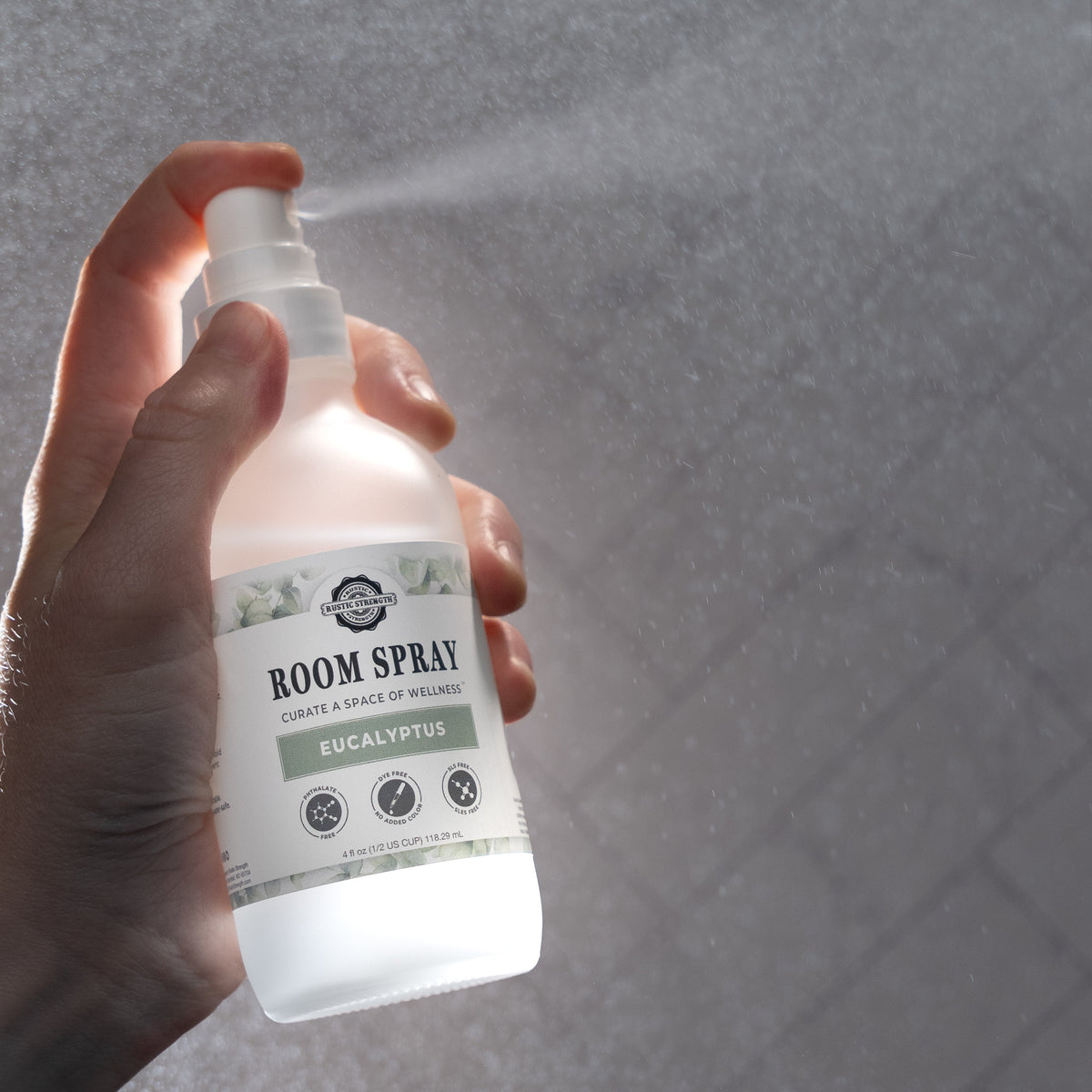 Rustic Strength Room Spray, Lavender Lemon