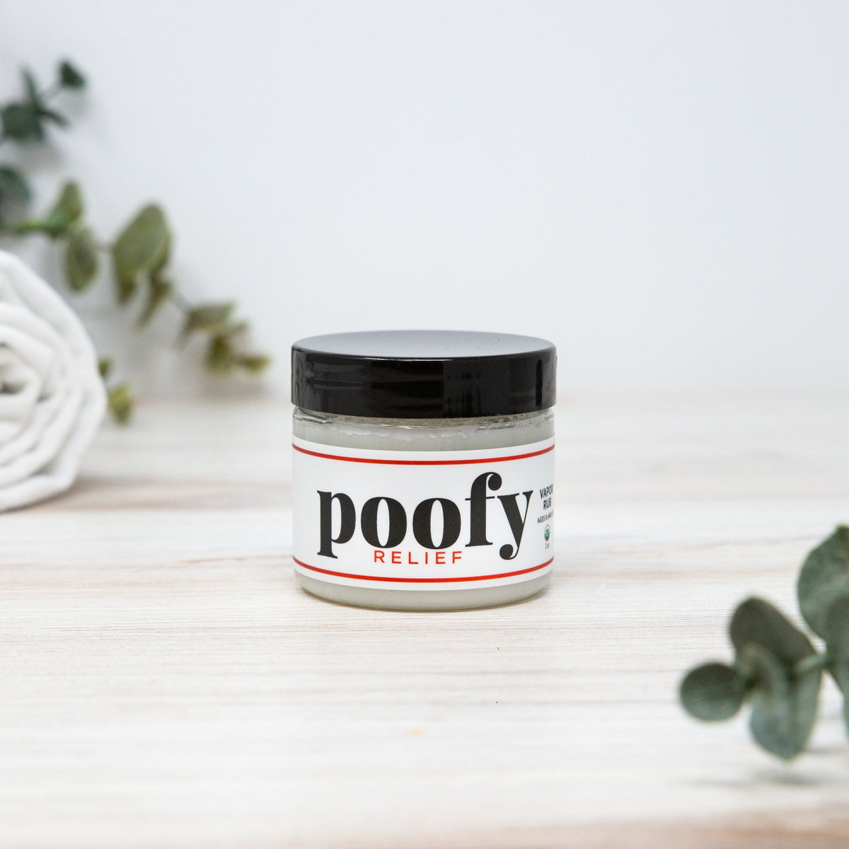 Poofy Organics Vapor Rub, Organic (Age 5+)