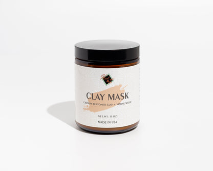 Head To Toe Products Pure Calcium Bentonite Clay Mask, Spring Water Activated