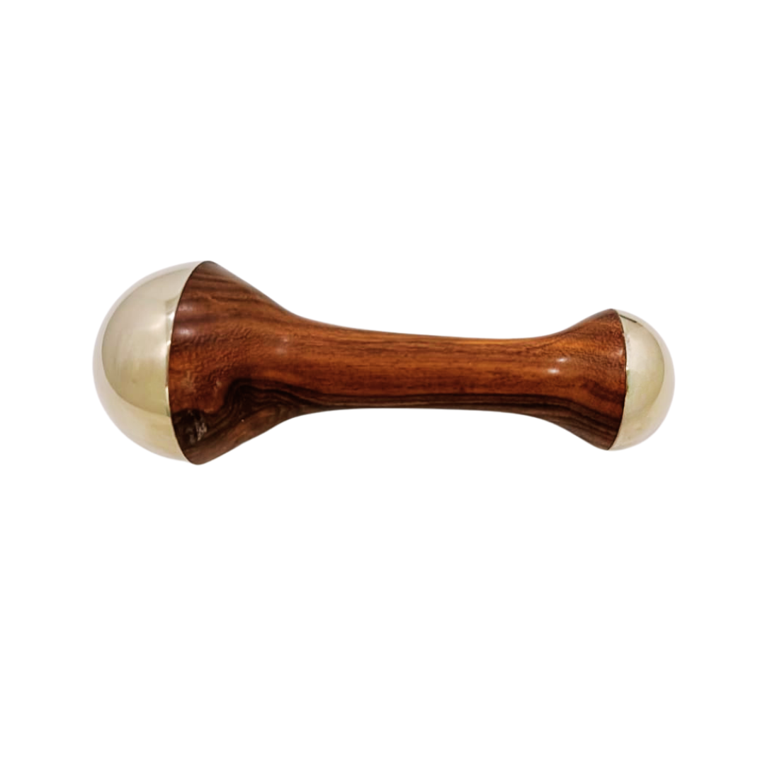 Paavani Ayurveda Dual-Dome Kansa Wand, Ayurvedic Massage Tool