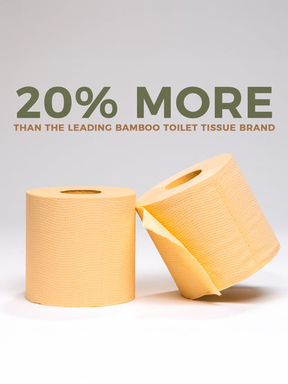 Rustic Strength Panda Eco Paper Bamboo Toilet Paper