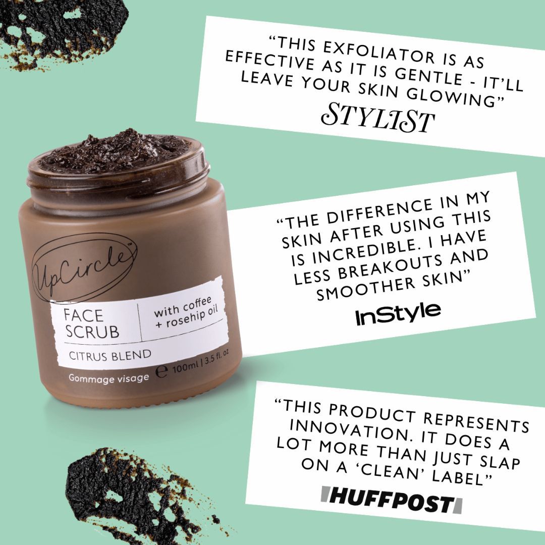 UpCircle Face Scrub with Coffee & Rosehip Oil