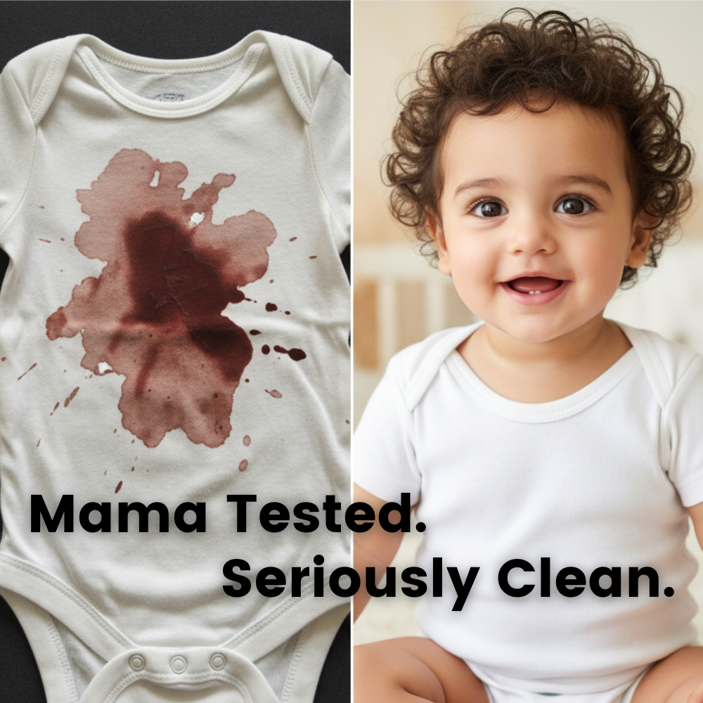 MamaP Laundry Detergent Sheets, Sensitive Skin, Baby-Safe, Fragrance-Free