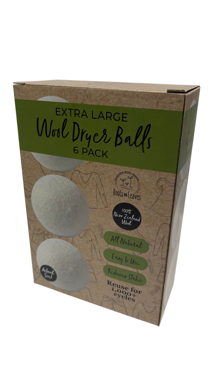 Roots and Leaves Organic New Zealand Wool Dryer Balls