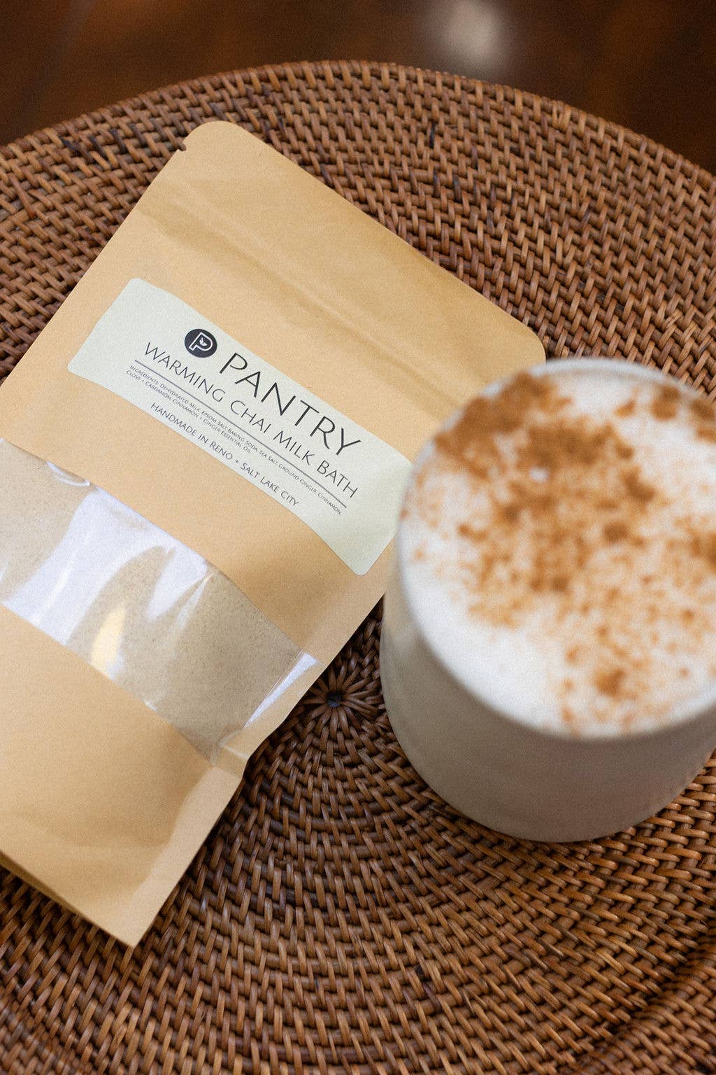 Pantry Products Warming Chai Milk Hydrating Bath Soak, Ginger & Cinnamon