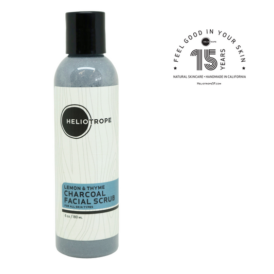 Heliotrope SF Lemon & Thyme Charcoal Face Scrub