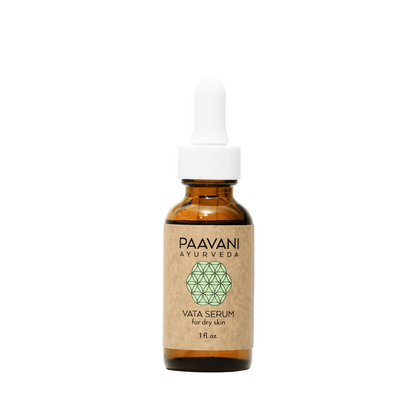 Paavani Ayurveda Vata Serum, Ayurvedic Face Oil for Dry, Delicate Skin