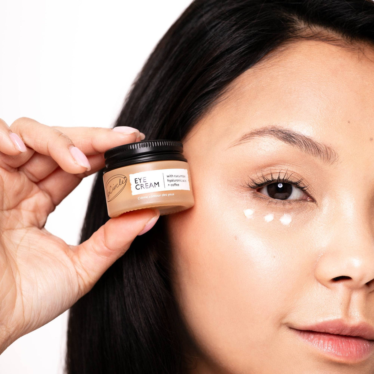 Vegan Eye Cream with Cucumber, Hyaluronic Acid + Coffee