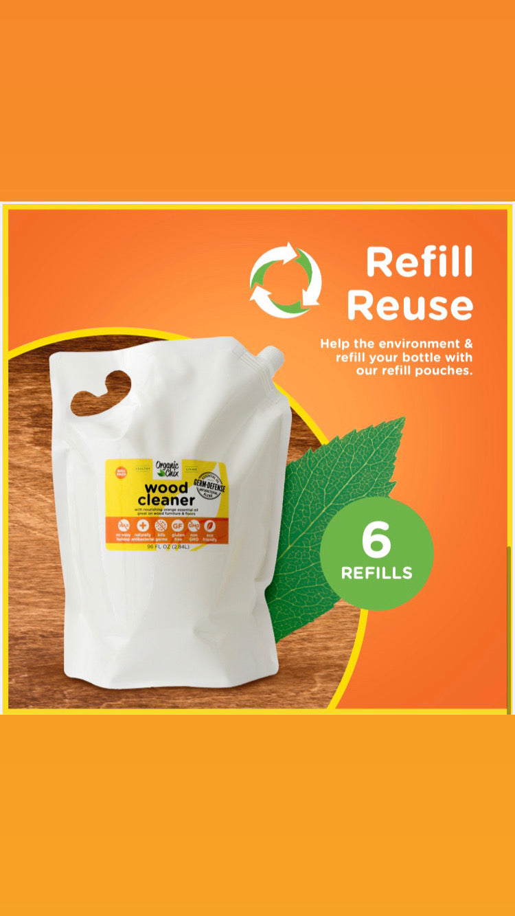 Organic Chix Natural Non-Toxic Wood Cleaner