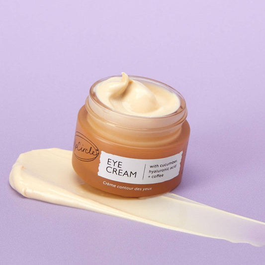 Vegan Eye Cream with Cucumber, Hyaluronic Acid + Coffee