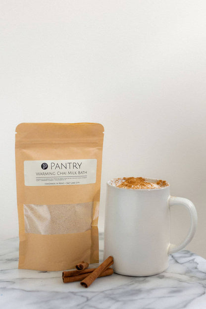 Pantry Products Warming Chai Milk Hydrating Bath Soak, Ginger & Cinnamon