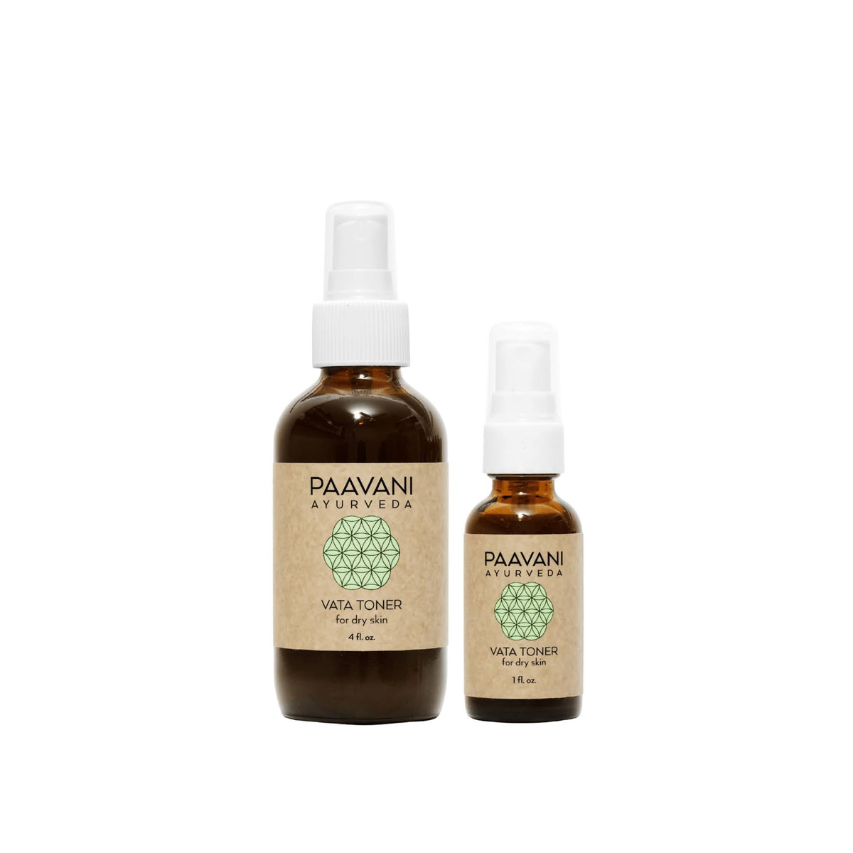 Paavani Ayurveda Vata Toner, Ayurvedic Facial Mist for Dry, Delicate Skin
