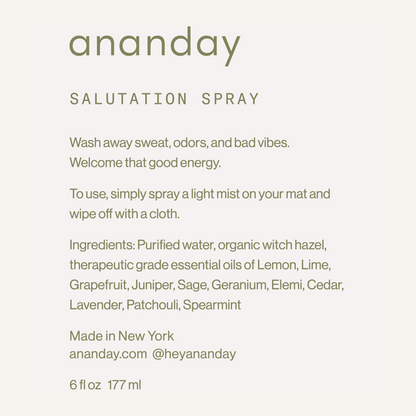 Ananday Sage & Citrus Salutation Spray