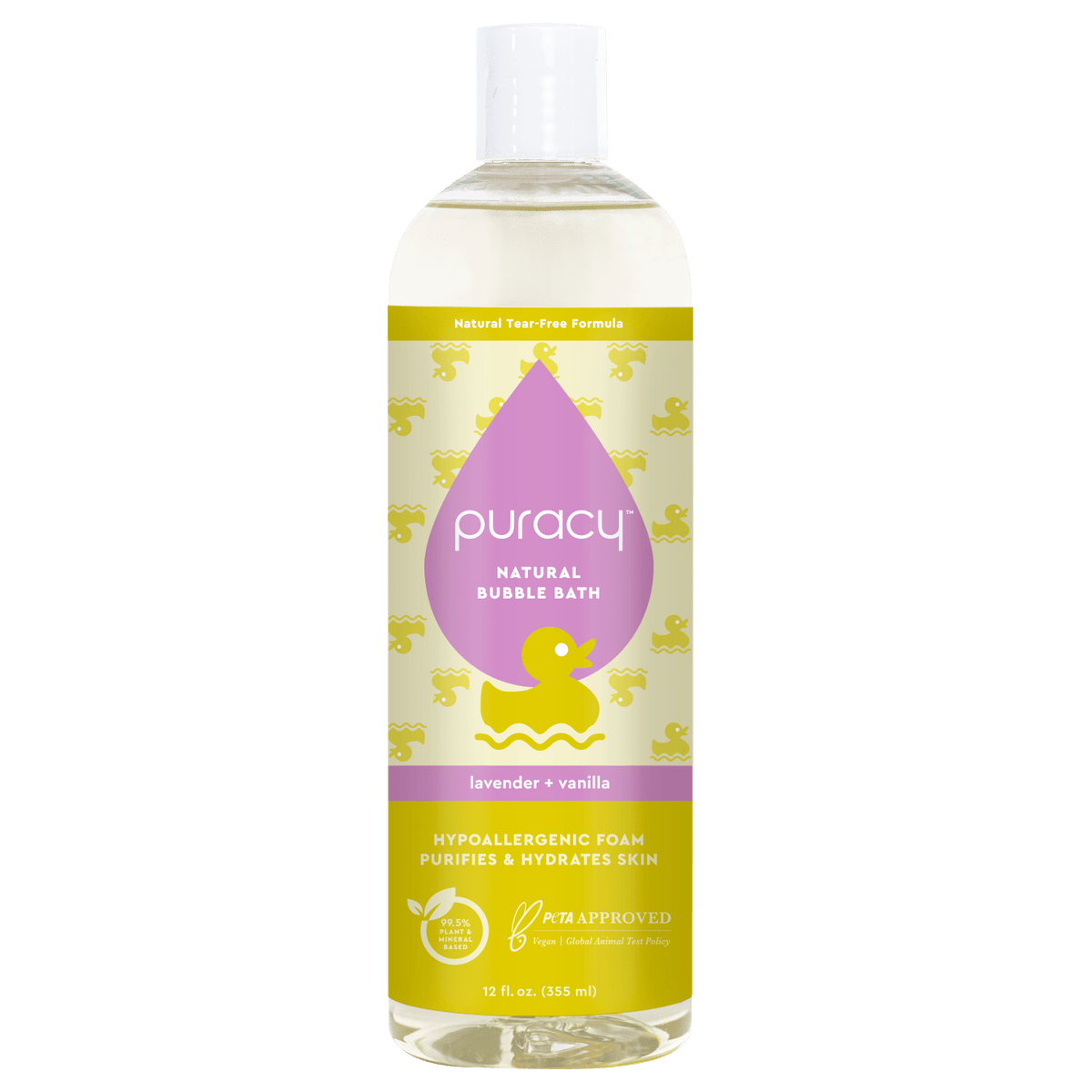Puracy Baby Bubble Bath, Hypoallergenic