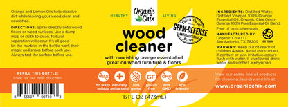 Organic Chix Natural Non-Toxic Wood Cleaner