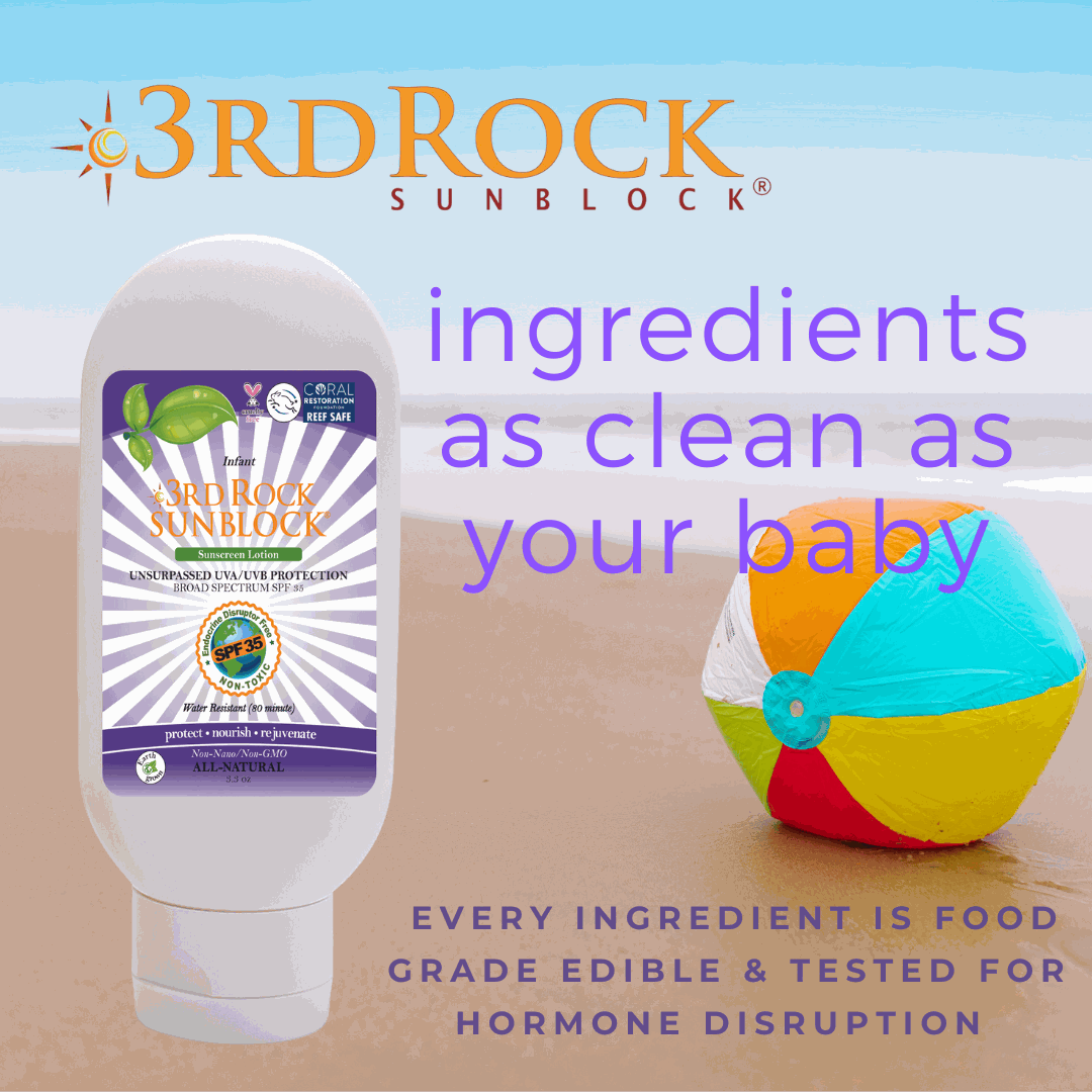 3rd Rock Essentials Sunblock for Infants, All Natural Infant Sunscreen, Zinc Oxide SPF 35