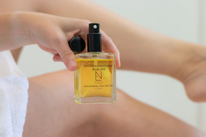 Elodies Naturals Moisturizing Body Oil, Dry Touch