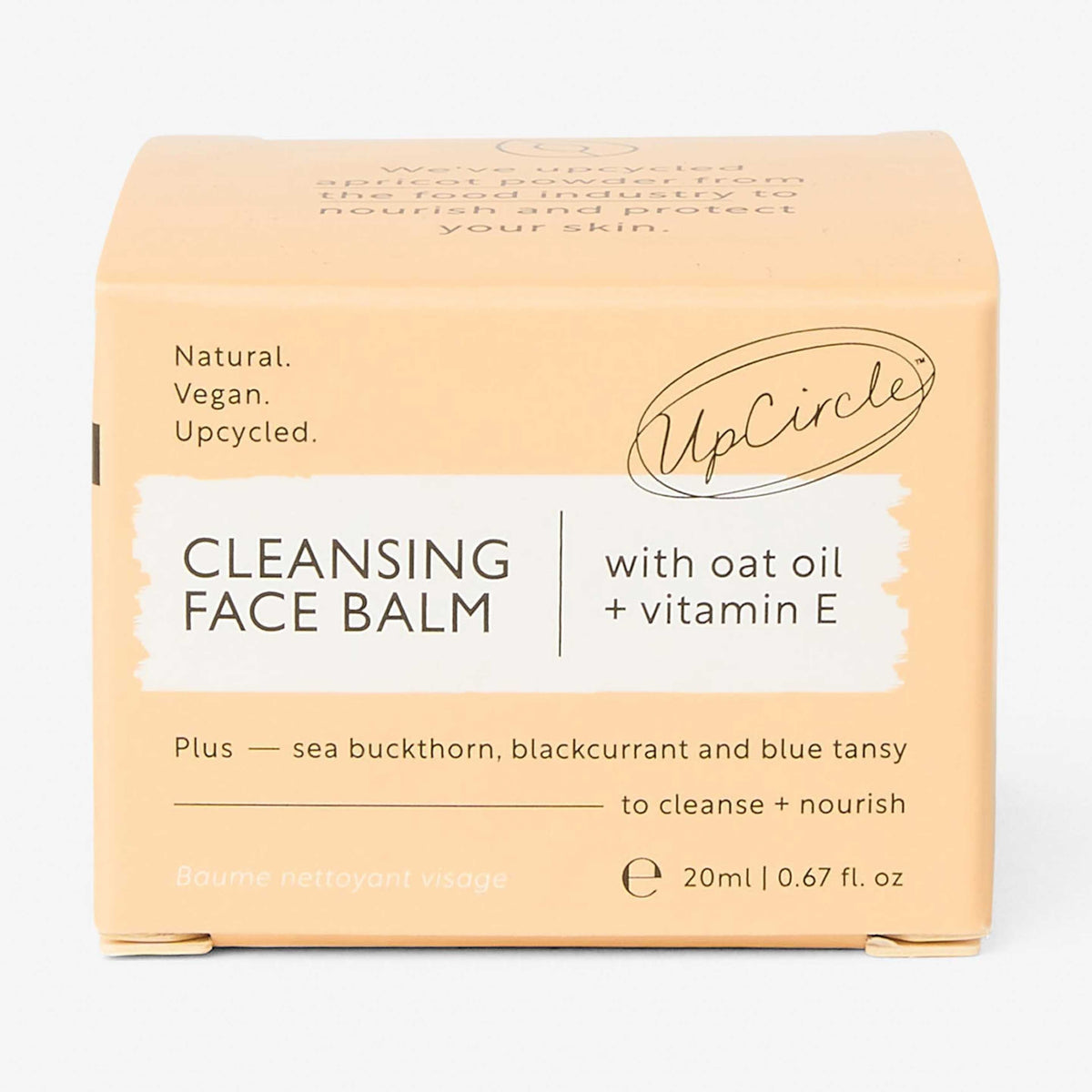 UpCircle Cleansing Face Balm with Oat Oil & Vitamin E, Travel Size