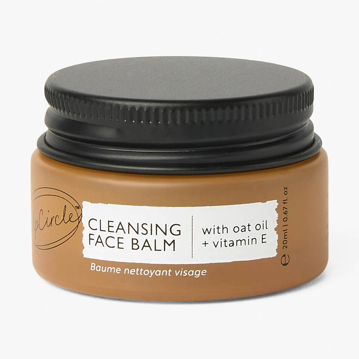 UpCircle Cleansing Face Balm with Oat Oil & Vitamin E, Travel Size