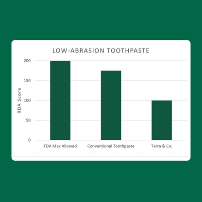 Terra & Co. Gentle Green Sensitive Toothpaste with Hydroxyapatite & B12, Fluoride-Free