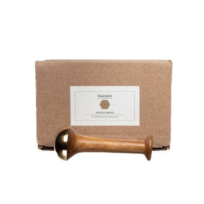 Paavani Ayurveda Kansa Wand Facial Tool, Ayurvedic Skincare Ritual