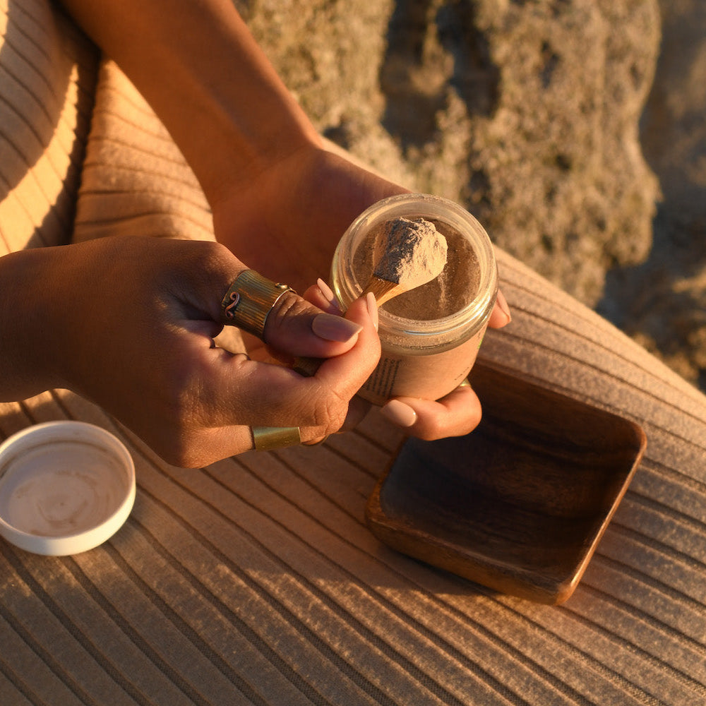 Paavani Ayurveda Facial Bowl & Spoon, Kansa Ayurvedic Skincare Tool