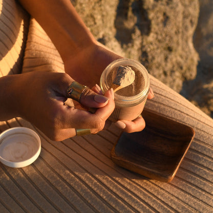 Paavani Ayurveda Facial Bowl & Spoon, Kansa Ayurvedic Skincare Tool
