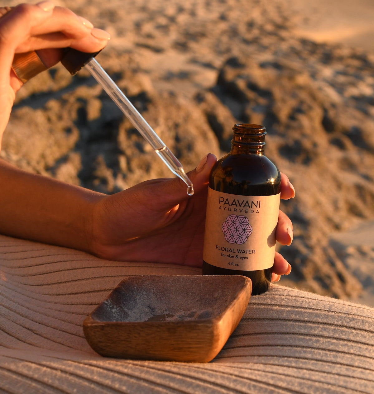 Paavani Ayurveda Facial Bowl & Spoon, Kansa Ayurvedic Skincare Tool