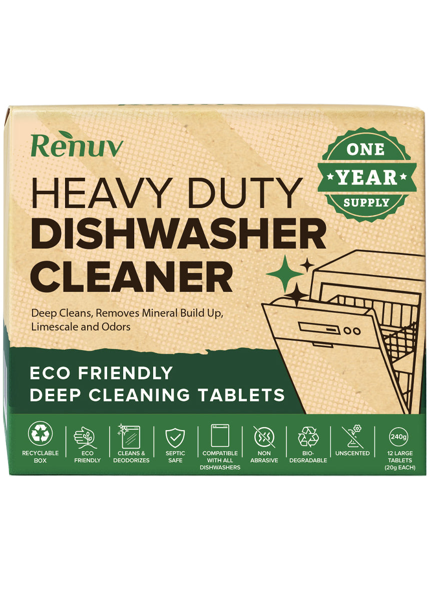 Renuv Dishwasher Cleaner and Deodorizer Tablets