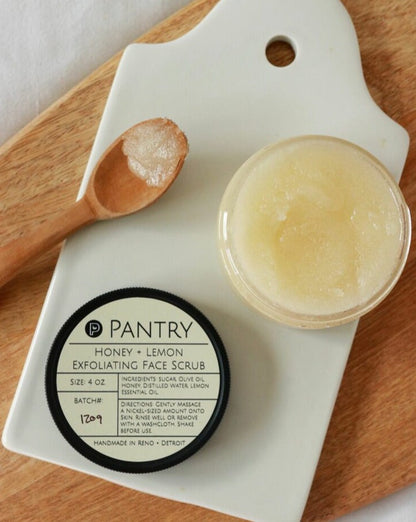 Pantry Products Honey & Lemon Exfoliating Sugar Face Scrub