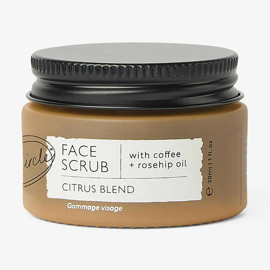 UpCircle Natural Face Scrub, Citrus Blend, Travel Size