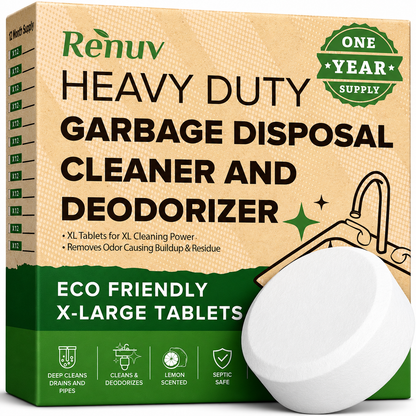 Renuv Garbage Disposal Cleaner & Deodorizer Tablets