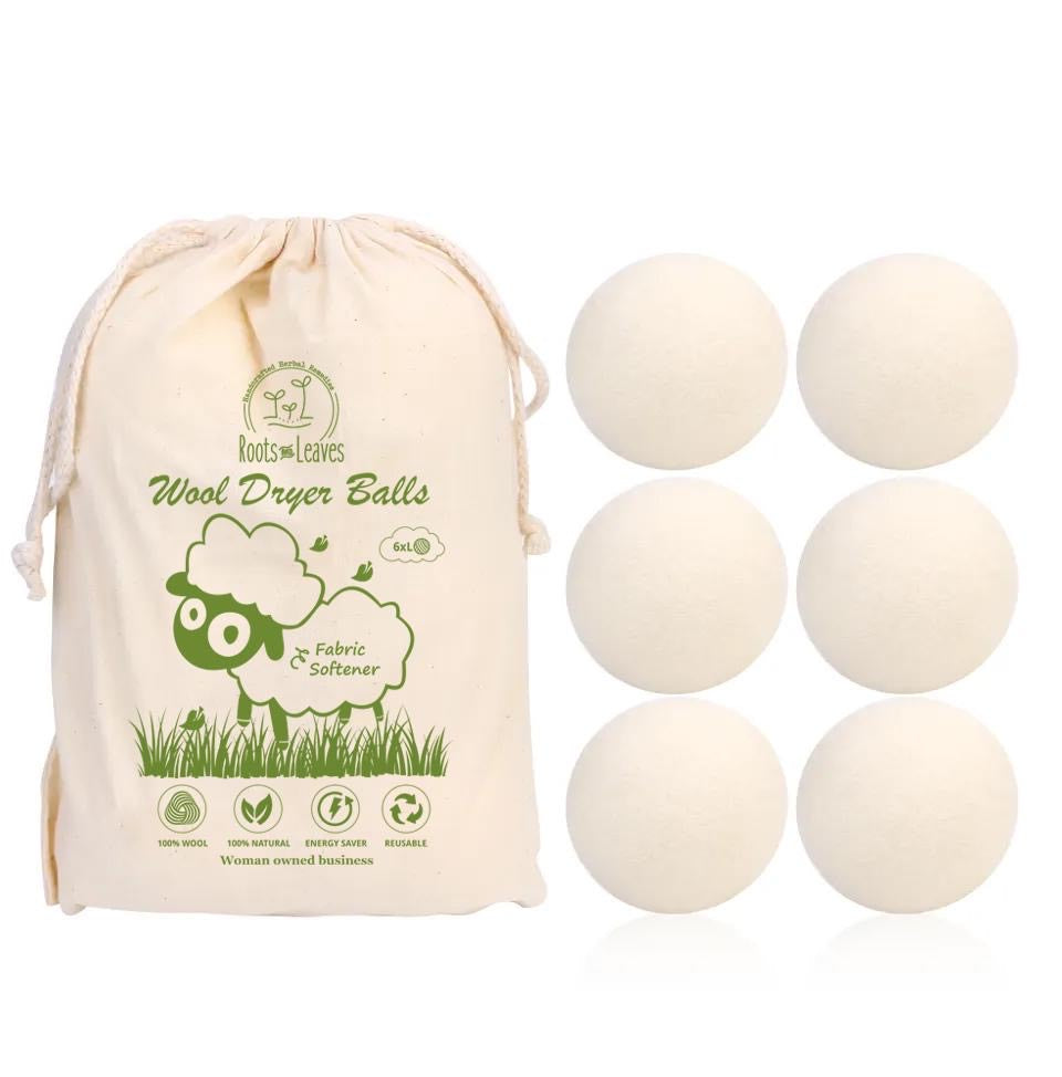 Roots and Leaves Organic New Zealand Wool Dryer Balls