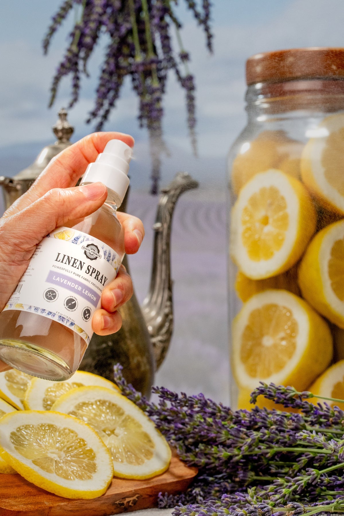 Rustic Strength Linen Spray, Lavender Lemon