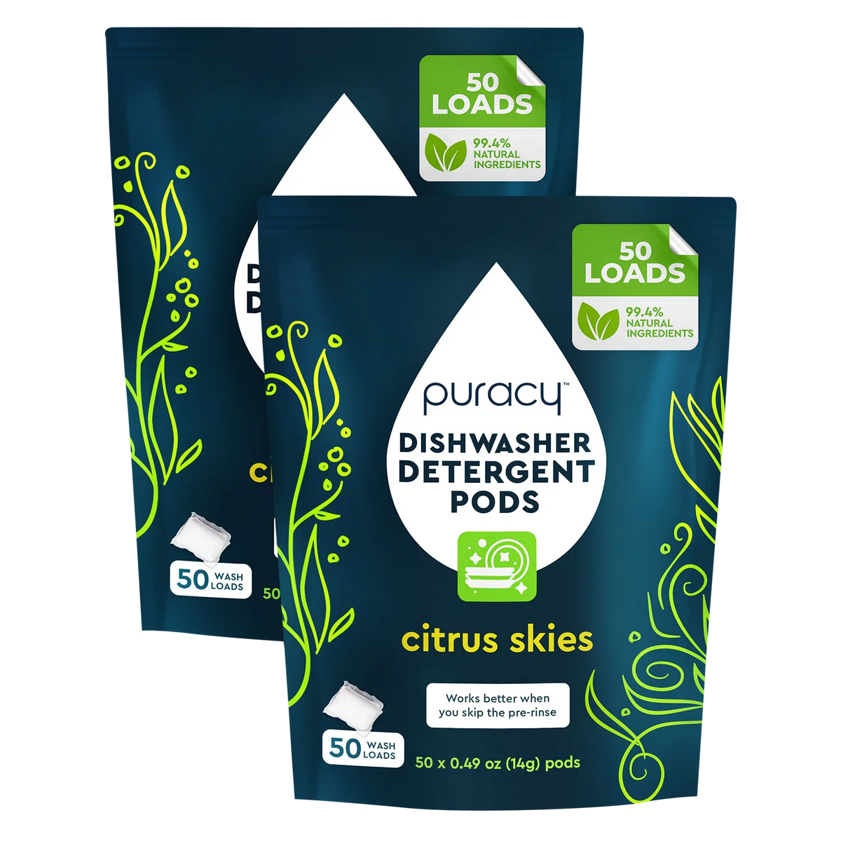 Puracy Dishwasher Detergent Pods