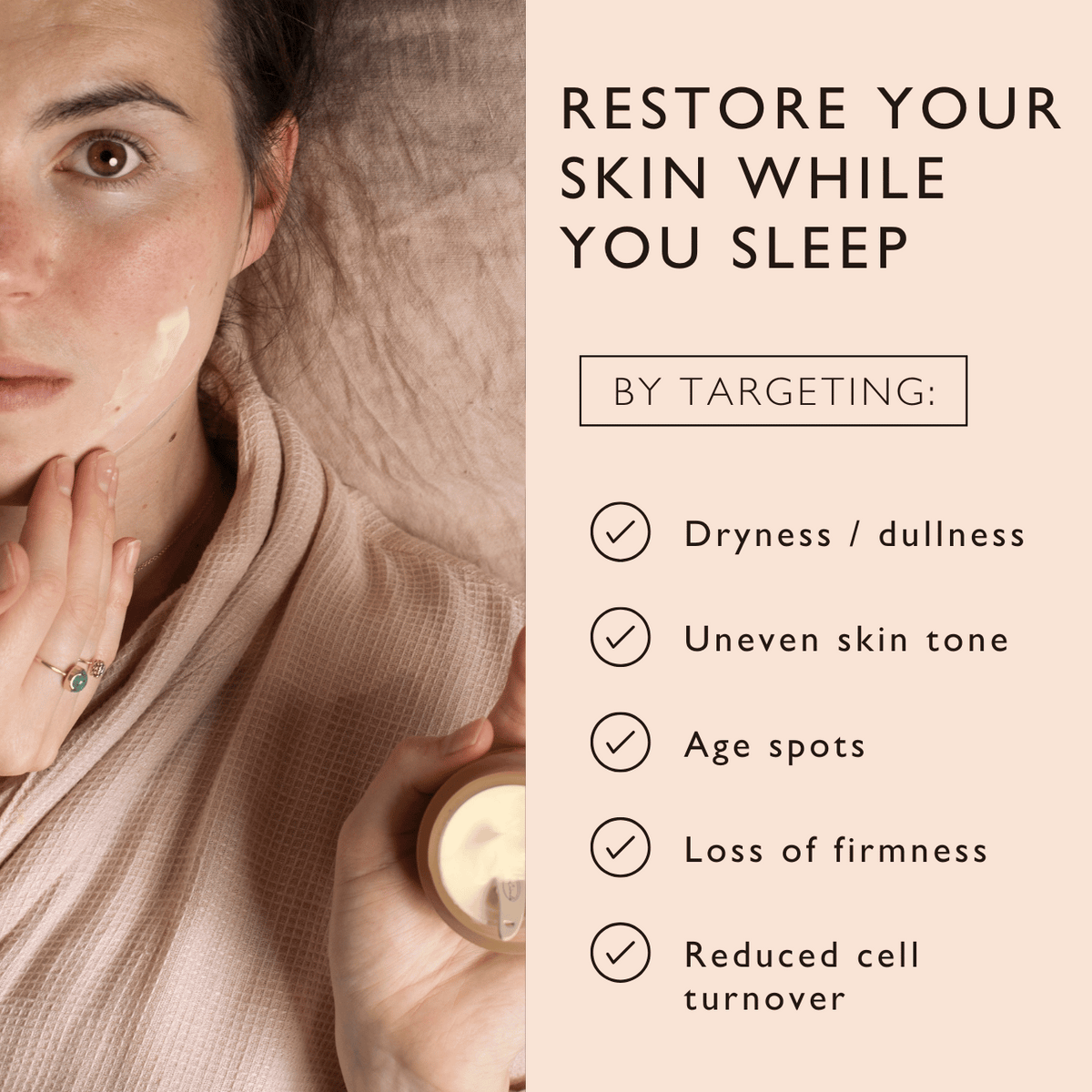 UpCircle Night Cream with Hyaluronic Acid & Niacinamide