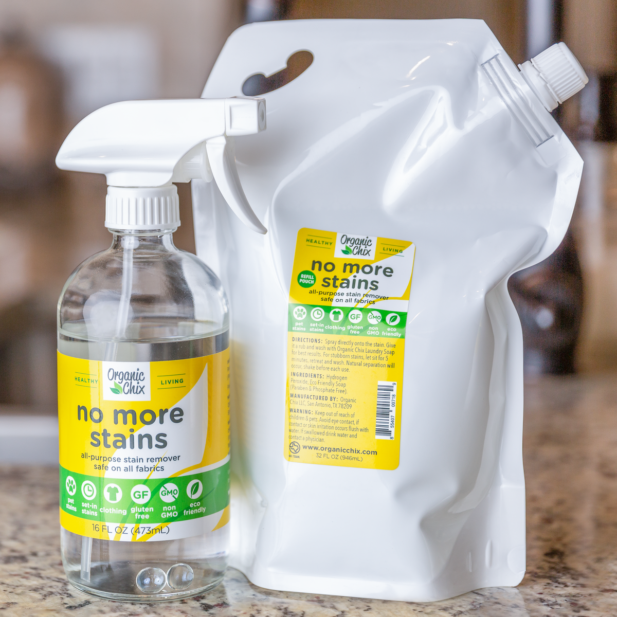 Organic Chix Natural Non-Toxic Stain Remover