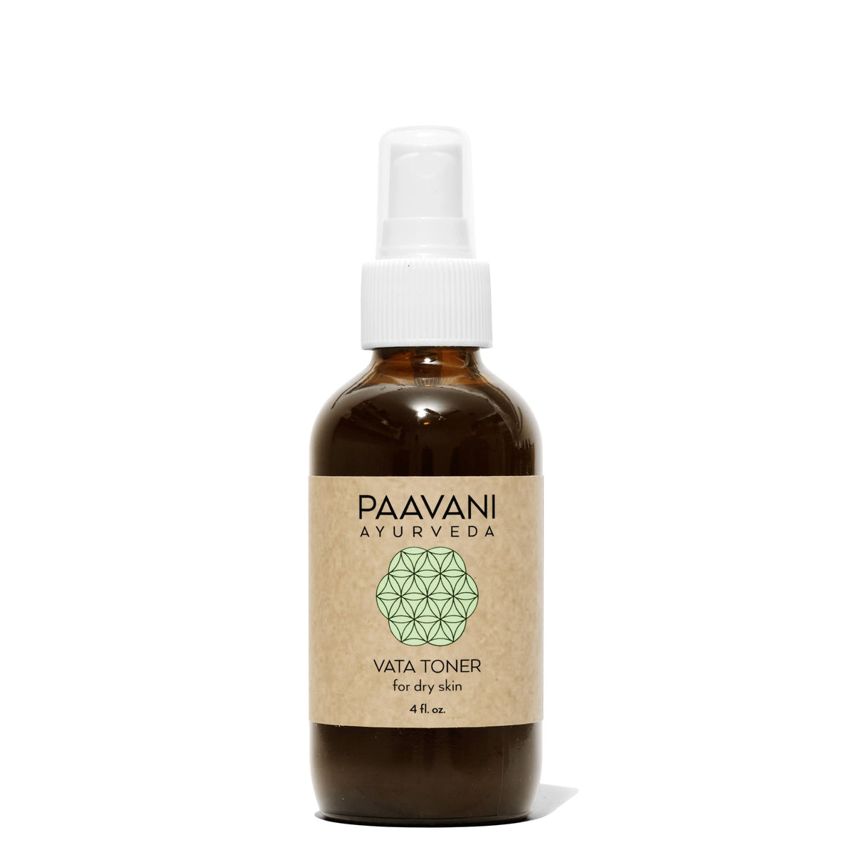 Paavani Ayurveda Vata Toner, Ayurvedic Facial Mist for Dry, Delicate Skin