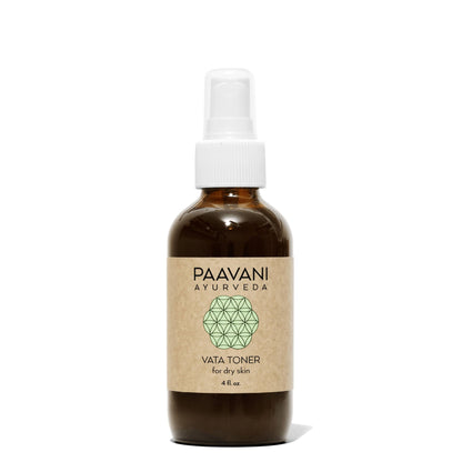 Paavani Ayurveda Vata Toner, Ayurvedic Facial Mist for Dry, Delicate Skin