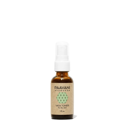 Paavani Ayurveda Vata Toner, Ayurvedic Facial Mist for Dry, Delicate Skin