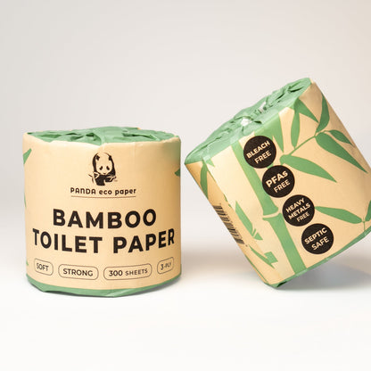 Rustic Strength Panda Eco Paper Bamboo Toilet Paper