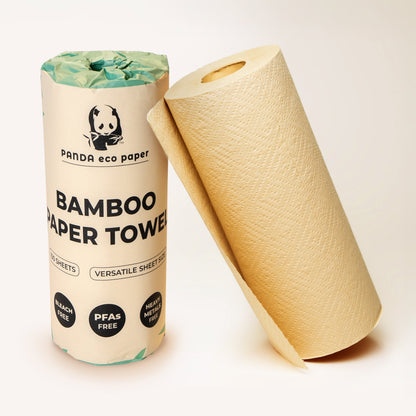 Rustic Strength Panda Eco Paper Bamboo Paper Towels