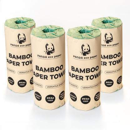 Rustic Strength Panda Eco Paper Bamboo Paper Towels