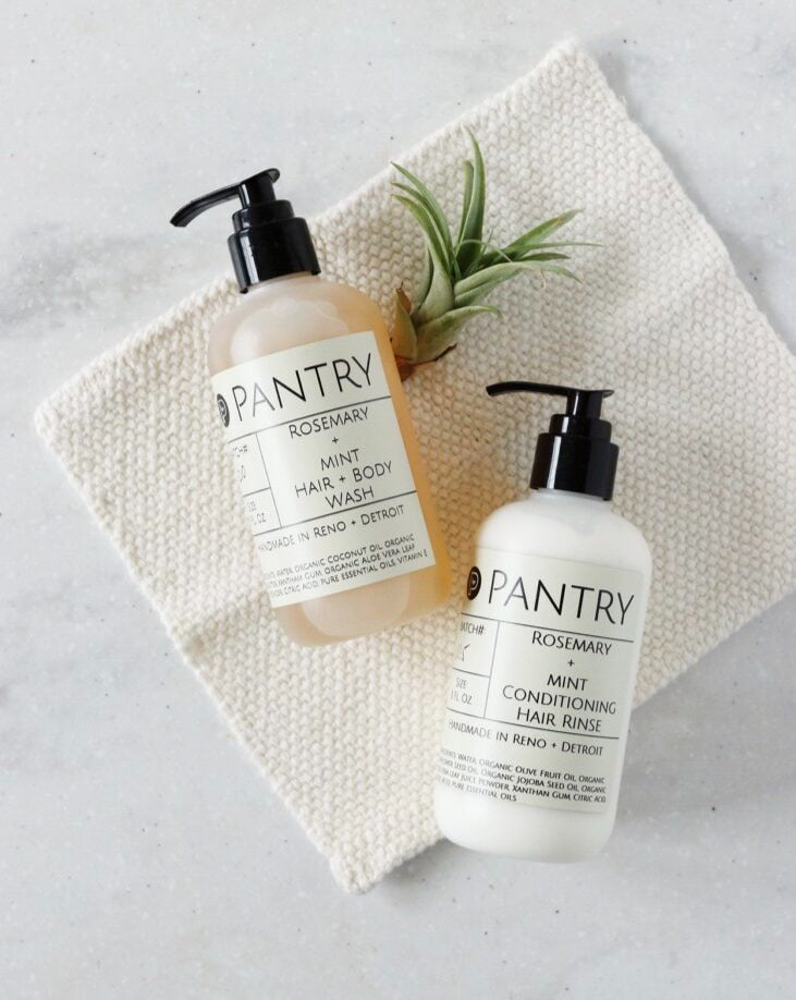 Pantry Products Hair & Body Wash, Rosemary & Mint Shampoo