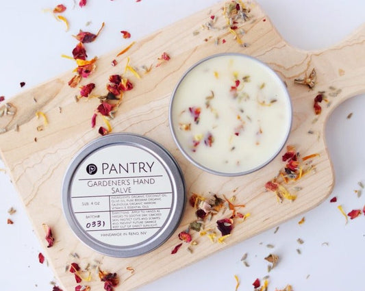 Pantry Products Gardener's Hand Salve, Herbal Balm for Dry Cracked Skin