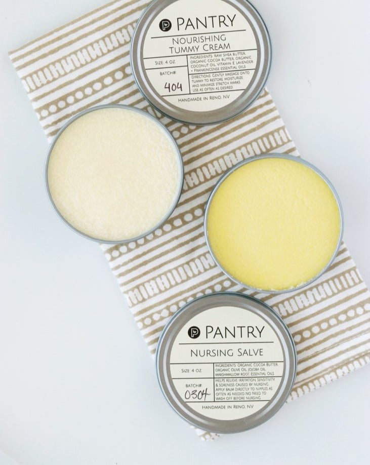 Pantry Products Nursing Salve, Natural Nipple Balm for Nursing Moms, 4 oz
